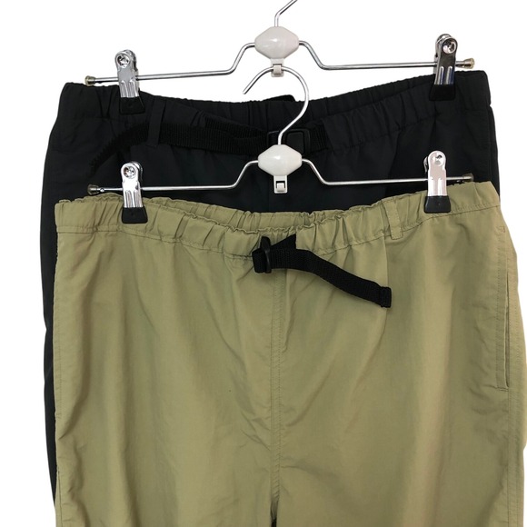 TravelSmith Nylon Hiking Pants Lot of 2 Womens M Gray Khaki Camp Hike Travel - Picture 3 of 14
